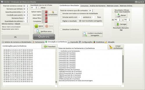 LOTECA em  6.006 Linhas de 9 Triplos no formato DEZENAS de 01 a 42