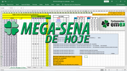 More information about "4 Planilhas que pode aumentar sua chance de ganhar na Mega-Sena"