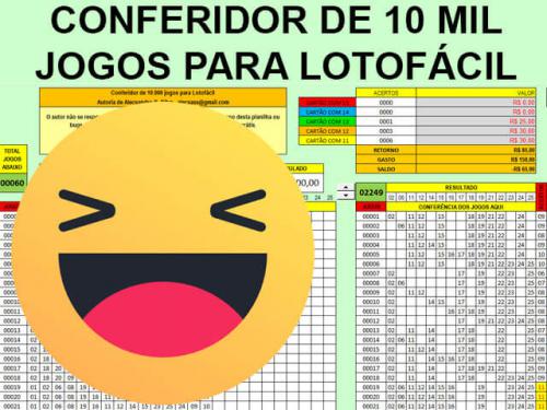 More information about "Conferidor de 10.000 mil jogos para lotofacil"