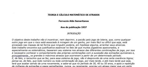 More information about "TEORIA E CALCOLO MATEMATICO DEI RITARDI"