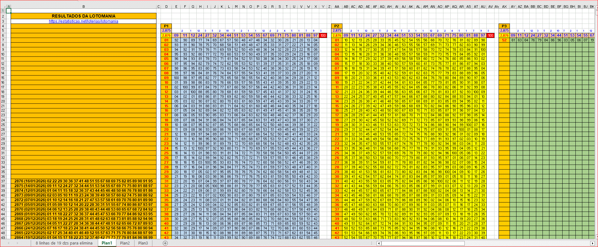 More information about "Planilha LotoMania - Até 2876."
