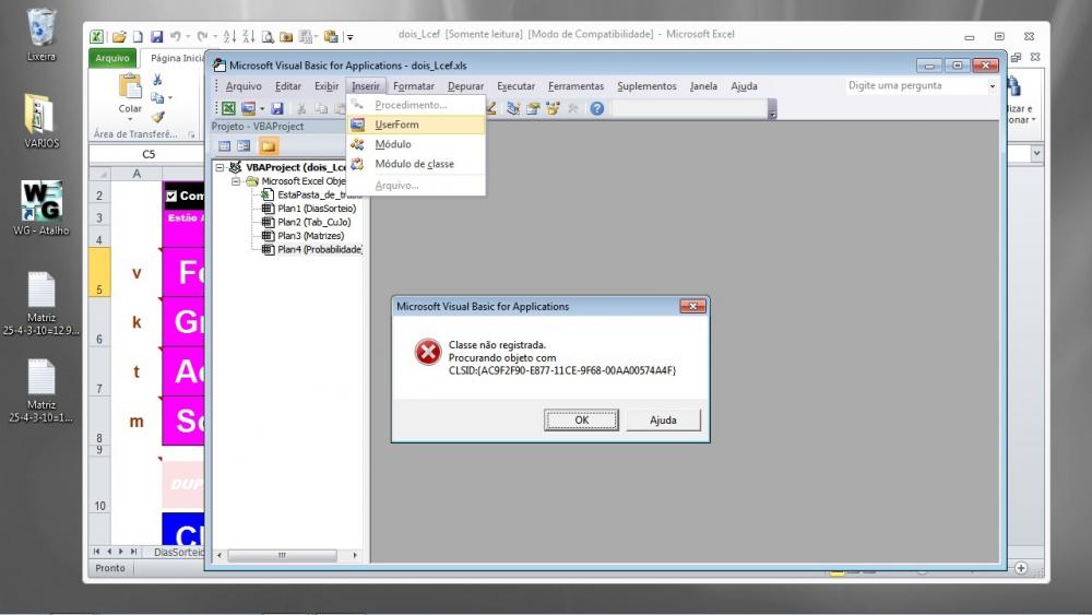 dois _013 Excel 2013 - erro Classe Não Registrada _Userform inserir.jpg