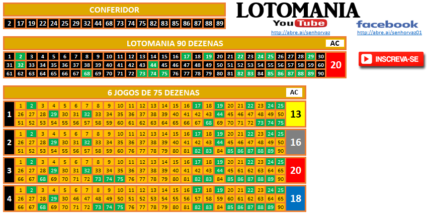 [PEDIDO] MATRIZ 100-75-17-20 ECONOMICA - Matrizes para Lotomania - Como ...